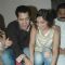 Rahul Mahajan cutting cake with wife Dimpy on his Birthday