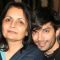 Karan Singh Grover with his mom.