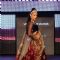 Dia Mirza walks the ramp for designer Vikram Phadnis at the Blenders Pride Fashion Tour 2011 finale