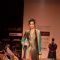 Model display creations by designers Bhumika and Shyamal during Lakme Fashion Week Day 3 in Mumbai. .