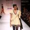 Model displays designer Paromita Banerjee's creation during the Lakme Fashion Week Day 3 in Mumbai. .