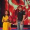 Salman Khan on the sets of Sa Re Ga Ma Lil Champs to promote Bodyguard at Famous Studio. .