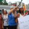 TV Stars support Anna Hazare at Juhu