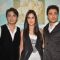 Imran Khan, Katrina Kaif and Ali Zafar on the sets of X Factor at Filmcity