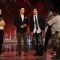Imran Khan, Ali Zafar and Katrina Kaif on the sets of India's Got Talent