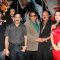 Dharmendra with cast at MAD film music launch at Andheri in Mumbai