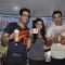 Dia Mirza, Zayed Khan and Cyrus Sahukar launch LBZ coffee at Cafe Coffee Day Bandra, Mumbai