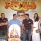 Lisa Haydon, Sanjay Dutt, David Dhawan & Ajay Devgn at the press meet of the film Rascals