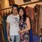 Alka Verma with Bhoumik at Nisha Sagar's latest anaarkalis SMITTEN at Juhu, Mumbai