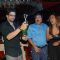 RaQesh Vashisth with Tony and Deeya Singh Celebrating 200 episodes of 'Maryaada Lekin Kab Tak'