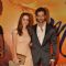Hrithik Roshan posing with his wife Sussanne Roshan at Premiere of film 'Mausam' at Imax, Wadala