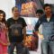 Vipul A Shah with John Abraham and Genelia Dsouza promoting their movie 'Force' at Mahagun Mall Vais