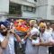 Funeral of Legendery Gazal Singer 'Jagjit Singh' at Chandanwadi Crematorium, Amrin Lines in Mumbai