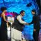Karan Mehra receiving ITA award for popular actor