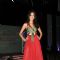 Model Ujjwala Raut walks the ramp at Kingfisher Calendar Girl 2011 contest in Mumbai