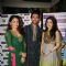 Chirag Paswan, Sagarika Ghatge and Neeru Bajwa celebrate Diwali with their film 'Miley Naa Miley Hum' at Fame Cinemas in Andheri, Mumbai