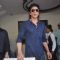 Bollywood actor Shah Rukh Khan celeberates his 46th birthday with media in Mumbai on November 2, 2011. .