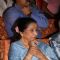 Asha Bhosle listening to the music concert