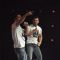 John Abraham and Akshay Kumar on the sets of Star Ya Rockstar at Mahalaxmi. .
