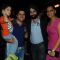 A D Singh and his wife with Bakhtiyaar surprise party