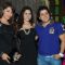 Laila Khan with Tanaaz Irani and Bakhtiyaar Irani surprise party