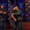 Akshay and John promote film Desi Boyz on the sets of Bigg Boss Season 5 with Salman and Sanjay