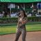 Sofia Hayat performs at Gitanjali Juvenile Million Race at Mahalaxmi Race Course in Mumbai