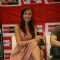 Russian actress Julia Bliss at 92.7 BIG FM Studios in Mumbai to promote their film GHOST