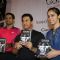 Aamir Khan and badminton ace Saina Nehwal at launch of 'PULLELA GOPICHAND'Book in Mumbai