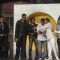 Abhishek, Neil Nitin and Bobby with Director Abbas-Mustan at Music launch of film 'Players' at Juhu