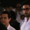 Abhishek Bachchan and Aamir Khan pays respect at Dev Anand's prayer meet