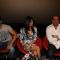 Hrithik Roshan, Priyanka Chopra & Sanjay Dutt gestures during the promo launch of film 'Agneepath' in Mumbai
