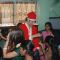 Shiney Ahuja turns Santa at Andheri