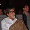 Amitabh Bachchan listen to Kailash Kher during the release of his new album "Kailasha Rangeele"