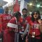 Prateik Babbar, Chitrangda, Ronit Roy, Rohit Roy, at Standard Chartered Mumbai Marathon 2012 in Mumb