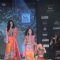 Sushmita Sen with daughters as the show stopper for Nishka Lulla on Day 3 at India Kids Fashion Show