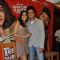 Ritesh Deshmukh & Genelia Dsouza during the music launch of film Tere Naam Love Ho Gaya in Mumbai