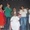 Anna Hazare meets the star cast of Gali Gali Chor Hain
