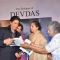 Shahrukh Khan & Tisca Chopra at Devdas dialogues launch at Mehboob Studios. .