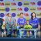 Shilpa Shetty and Rahul Dravid during the unveiling of the Rajasthan Royals Jersey at JW Marriott Hotel in Mumbai