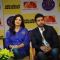 Shilpa Shetty and Rahul Dravid during the unveiling of the Rajasthan Royals Jersey at JW Marriott Hotel in Mumbai