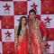 Vishal Singh and Rucha Hasabnis at STAR Parivaar Awards Red Carpet