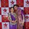Giaa Manek and Mohammad Nazim at STAR Parivaar Awards Red Carpet