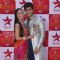 Karan Tacker and Krystal Dsouza at STAR Parivaar Awards Red Carpet