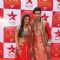 Vishal Singh and Rucha Hasabnis at STAR Parivaar Awards Red Carpet