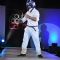 Abhishek Awasthi doing a Robo dance at the Couture for Cause Fashion Show in ITC Maratha on 13th March 2012. .