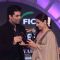 Vidya Balan and Karan Johar at the FICCI Frames Excellence Awards 2012. .