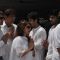 Madhuri Dixit and Dr Sreeram Nene at Mona Kapoor's funeral at Pawan Hans