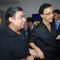 Vidhu Vinod Chopra and Mukesh Ambani at premiere of film Parinda at PVR. .