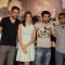 Abhay Deol, Kalki Koechlin, Dibakar Banerjee and Emraan Hashmi at First look launch of 'Shanghai'